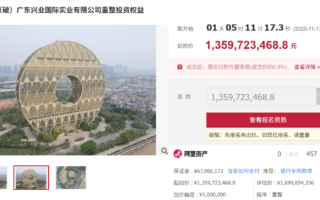 广州地标“铜钱大厦”八折拍卖15天 无人搭理