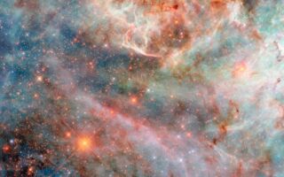 哈伯太空望远镜拍到色彩鲜艳的“棉花糖”