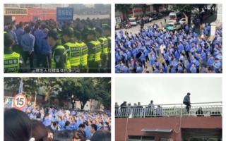 深圳“易力声”工人大罢工 不畏警方打压