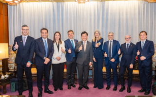 意大利跨党派国会议员团访台湾五天　