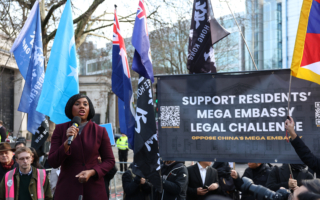 中共欲建超级大使馆 伦敦再爆大规模抗议