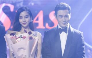 黄晓明杨颖离婚四年低调同框 互动自然引热议