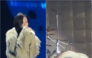 知名女歌手于文文贵州演唱会上晕倒送医