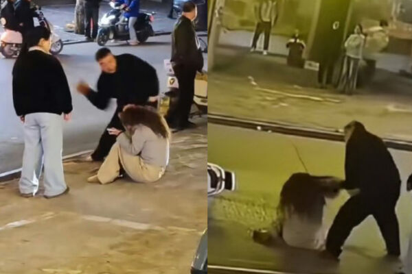 河南15岁少女遭一对夫妻当街暴打 引全网愤怒
