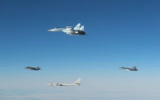 5俄战机现身阿拉斯加 美军出动9战机拦截