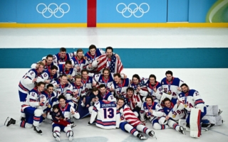 冬奥男子冰球史上最完美对决 美国队夺金