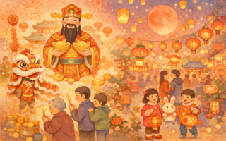 接财神到元宵节的风俗