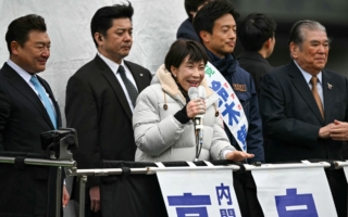 众院选举攸关日本未来 高市参加集会造势