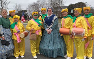 法轮功参加长岛圣派翠克节游行 受到热烈欢迎