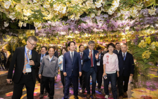 组图：台湾国际兰展开幕 全球三大兰展之一