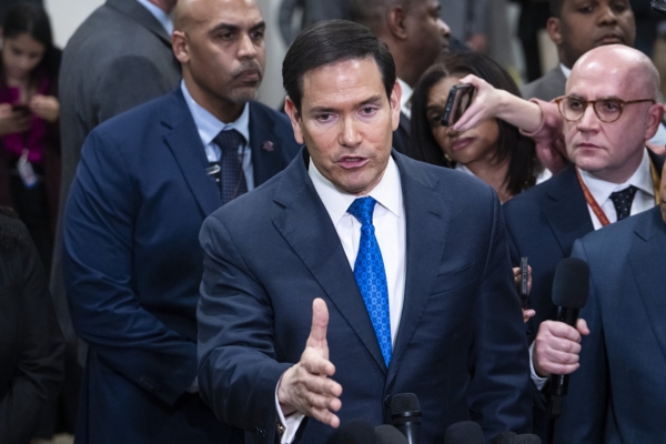 川普访华前 中共暗示对卢比奥制裁不再生效