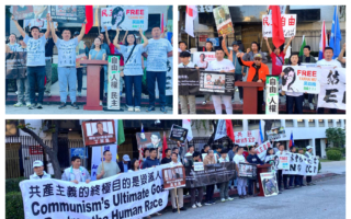 洛杉矶华人国际人权日集会 吁释放所有政治犯