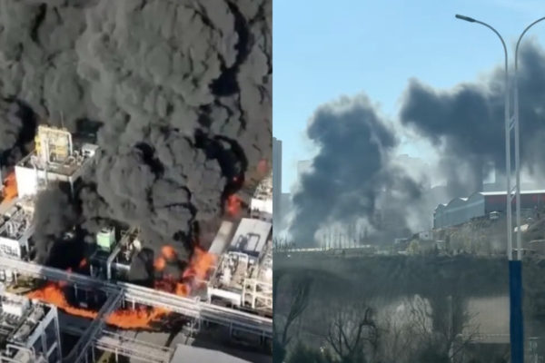 甘肃玉门一化工厂发生火灾 至少3死2伤