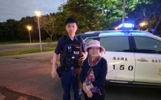 八旬老妇清明出游迷途   桃园大园警连假出动火速助归队