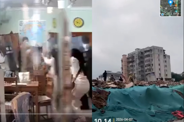 广州发生暴力强拆 黑衣人私闯民宅驱离村民