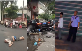网传海南男孩驾奔驰一路乱撞 造成至少3亡