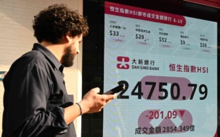 恒指跌201点 申洲挫逾8% 腾讯阿里等股价全跌