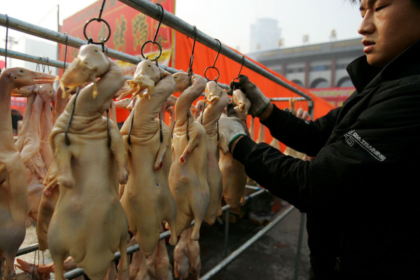大陆网红“鹅腿阿姨”承认卖鸭腿引争议