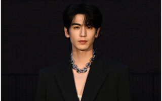 大陆90后男星张凌赫资料照。（Kate Green/Getty Images for Gucci)