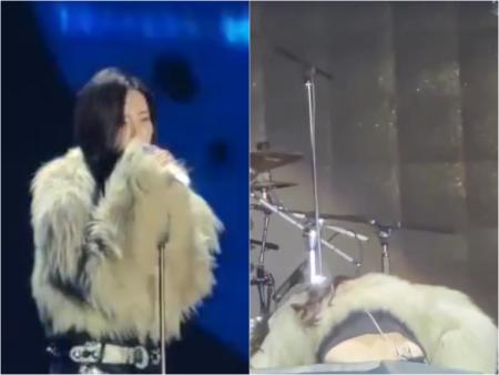 知名女歌手于文文贵州演唱会上晕倒送医