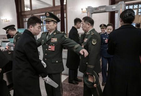 习赴国防大学 校长肖天亮上将未现身陪同