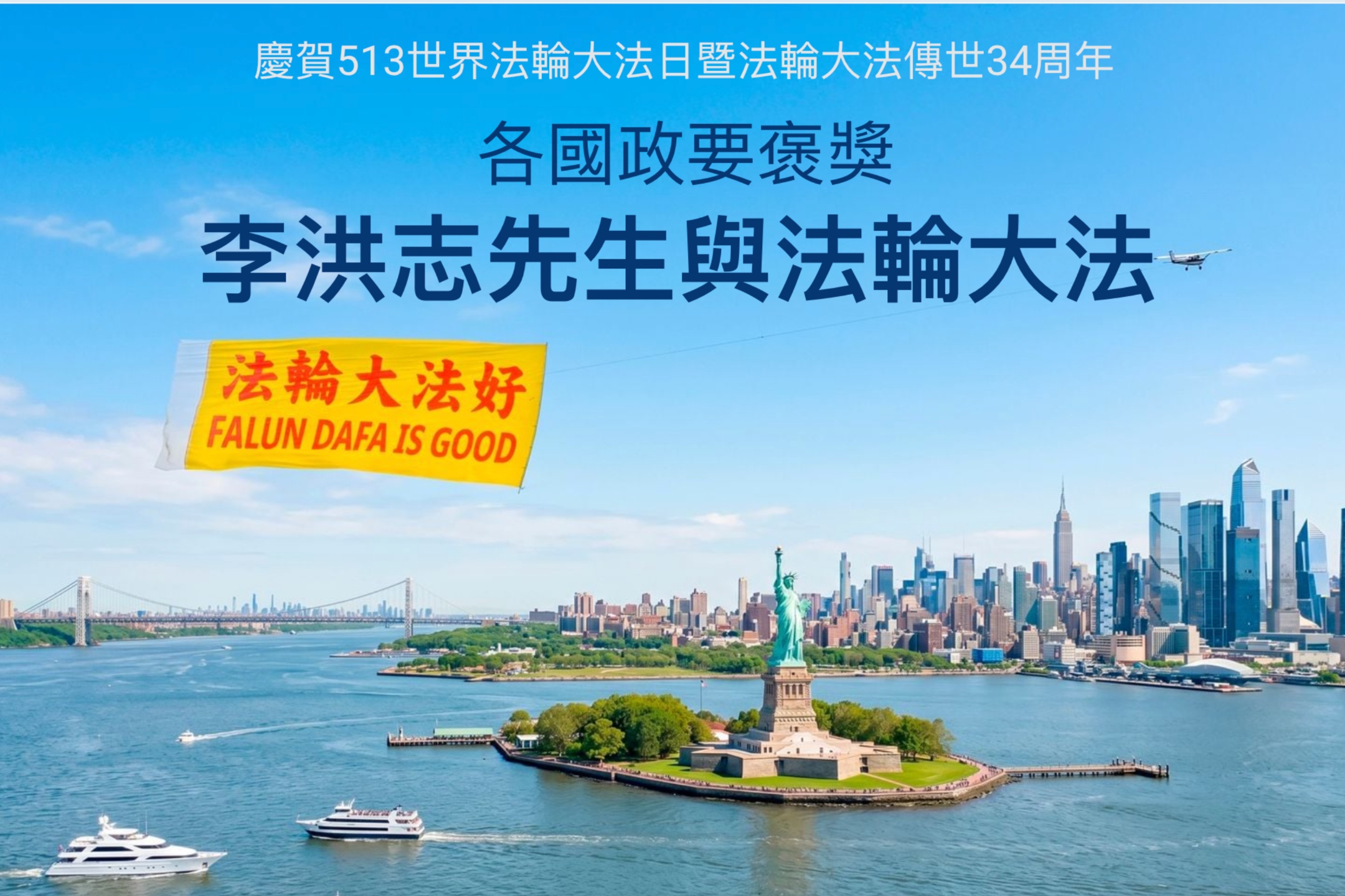 【圖解】各國政要恭賀2026世界法輪大法日