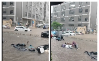 深圳发布暴雨红色预警 全市停课 机场航班延误