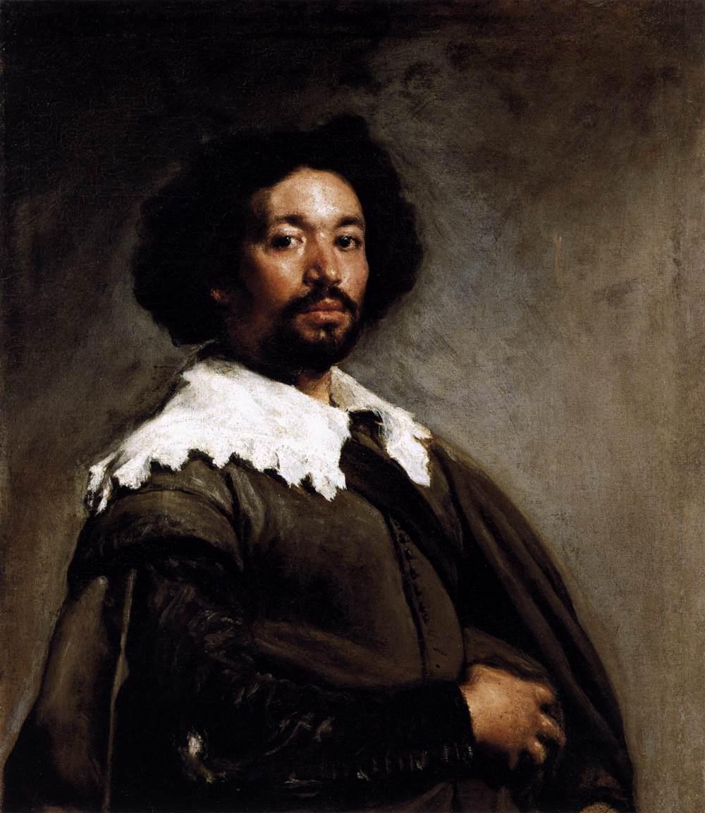 迭戈‧委拉斯开兹,《胡安‧德‧帕雷哈》(Juan de Pareja),1650年作,布面油画,81.3×69.9厘米,纽约大都会艺术博物馆藏。(公有领域)